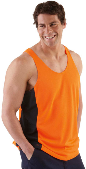 JBswear 6HCS-JBs HI VIS CONTRAST SINGLET