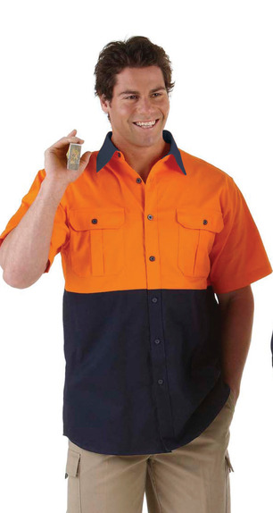 JBswear 6HWS-JBs HI VIS S/S 190G SHIRT - Click Image to Close