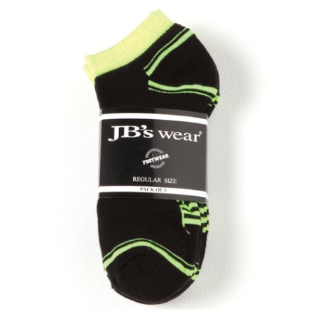 JBswear 6WWS1-JBs Ankle Sock (3 Pack)