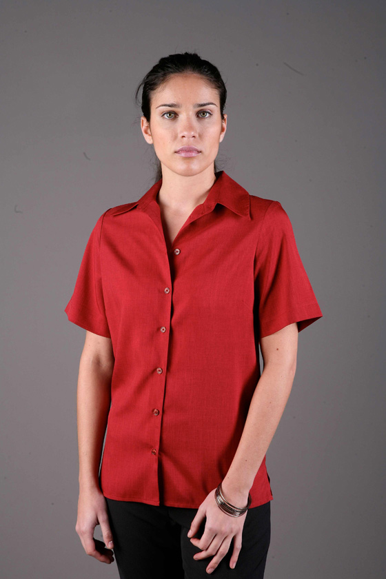 LSJ 2162D-PL Short sleeve 'easy fit' collar shirt