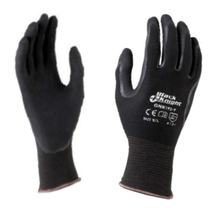 Maxisafe GNN192-Black Knight coated glove (ce 4121)