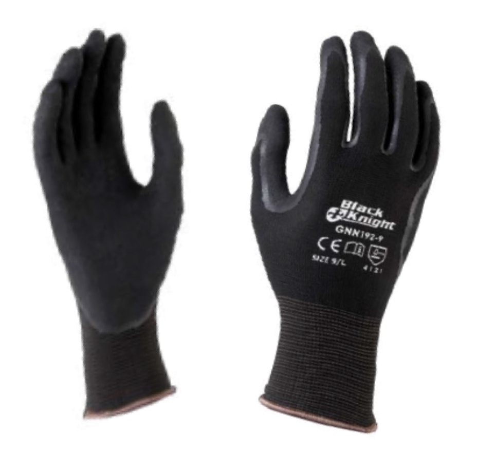 Maxisafe GNN192-Black Knight coated glove (ce 4121) - Click Image to Close