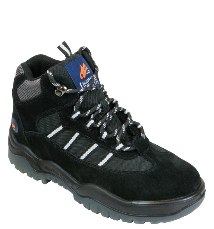 MongrelBoots 230080-Black Nubuck Hiker Safety - Click Image to Close