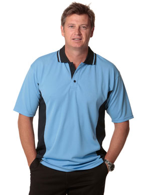 WinningSpirit PS73-TEAMMATE MENS TRUEDRY CONTRAST POLO - Click Image to Close