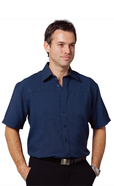 BENCHMARK M7601-Men’s CoolDry® Short Sleeve Shirt 100% Brea