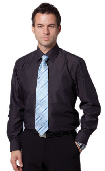 BENCHMARK M7002-Men’s Nano™ Tech Long Sleeve Shirt 60% Cott