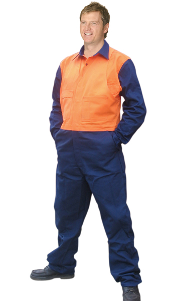 WinningSpirit SWOCR(Regular)-High Visibility Action Back Coveral - Click Image to Close