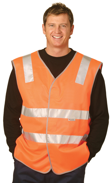 WinningSpirit SW03-High Visibility Safety Vest With Reflective T