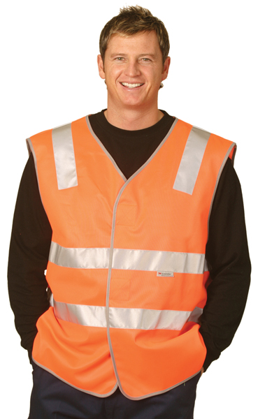 WinningSpirit SW03-High Visibility Safety Vest With Reflective T - Click Image to Close