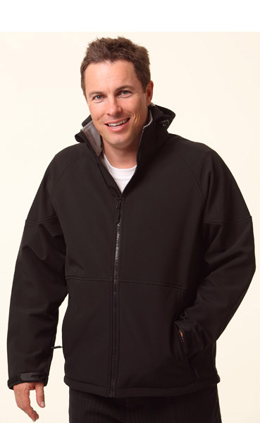 WinningSpirit JK33-Men’s Softshell Hooded Jacket - Click Image to Close