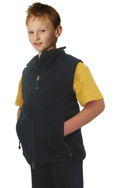 WinningSpirit PF09K-Kids’ Bonded Polar Fleece Vest