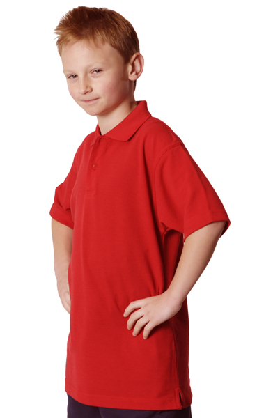 WinningSpirit PS11K-Kids’ Pique Knit Short Sleeve Polo