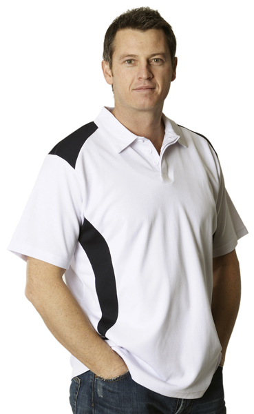 WinningSpirit PS31-Men’s TrueDry® Short Sleeve Contrast Polo - Click Image to Close