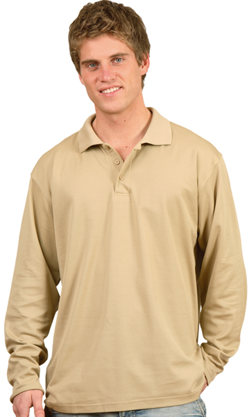 WinningSpirit PS35-Men’s TrueDry® Long Sleeve Polo