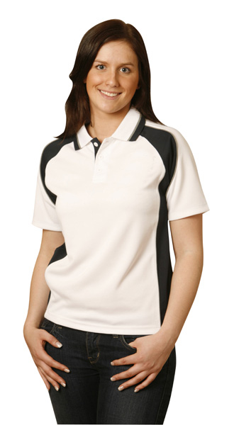 WinningSpirit PS50-Ladies CoolDry Short Sleeve Contrast Polo