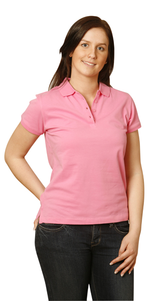 WinningSpirit PS56-Ladies’ Cotton Stretch Pique Polo