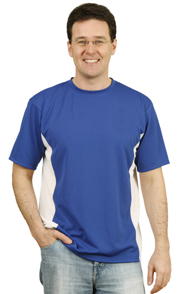 WinningSpirit TS12-Adults’ CoolDry® Contrast Tee (Unisex) - Click Image to Close