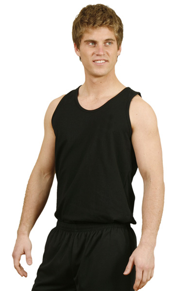 WinningSpirit TS18-Men’s Cotton Singlet - Click Image to Close