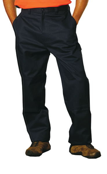 WinningSpirit WP03-Cotton Drill Cargo Pants With Knee Pads