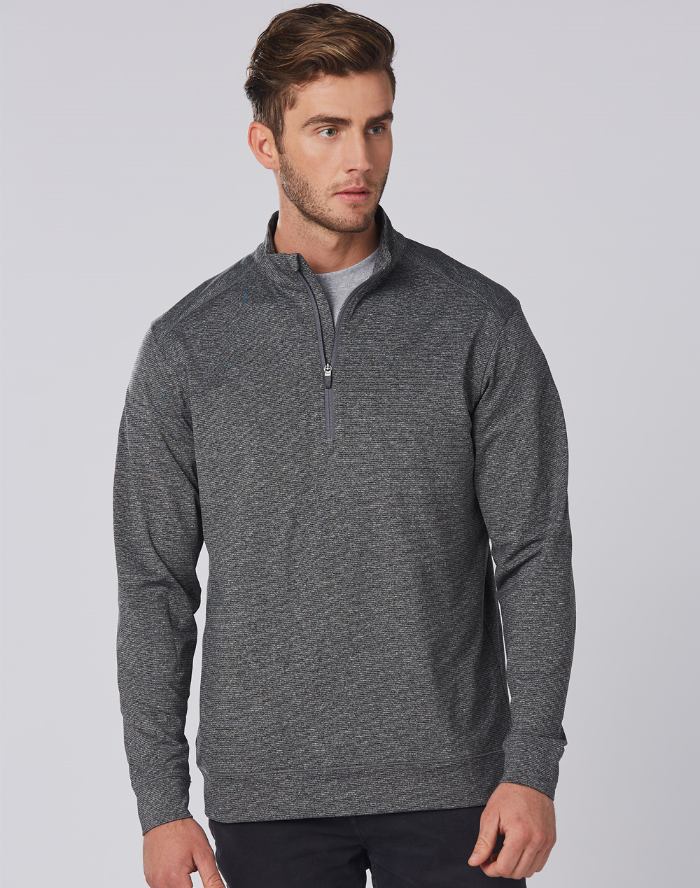 WS FL25-Mens Ultimate Half Zip Long Sleeve Sweater