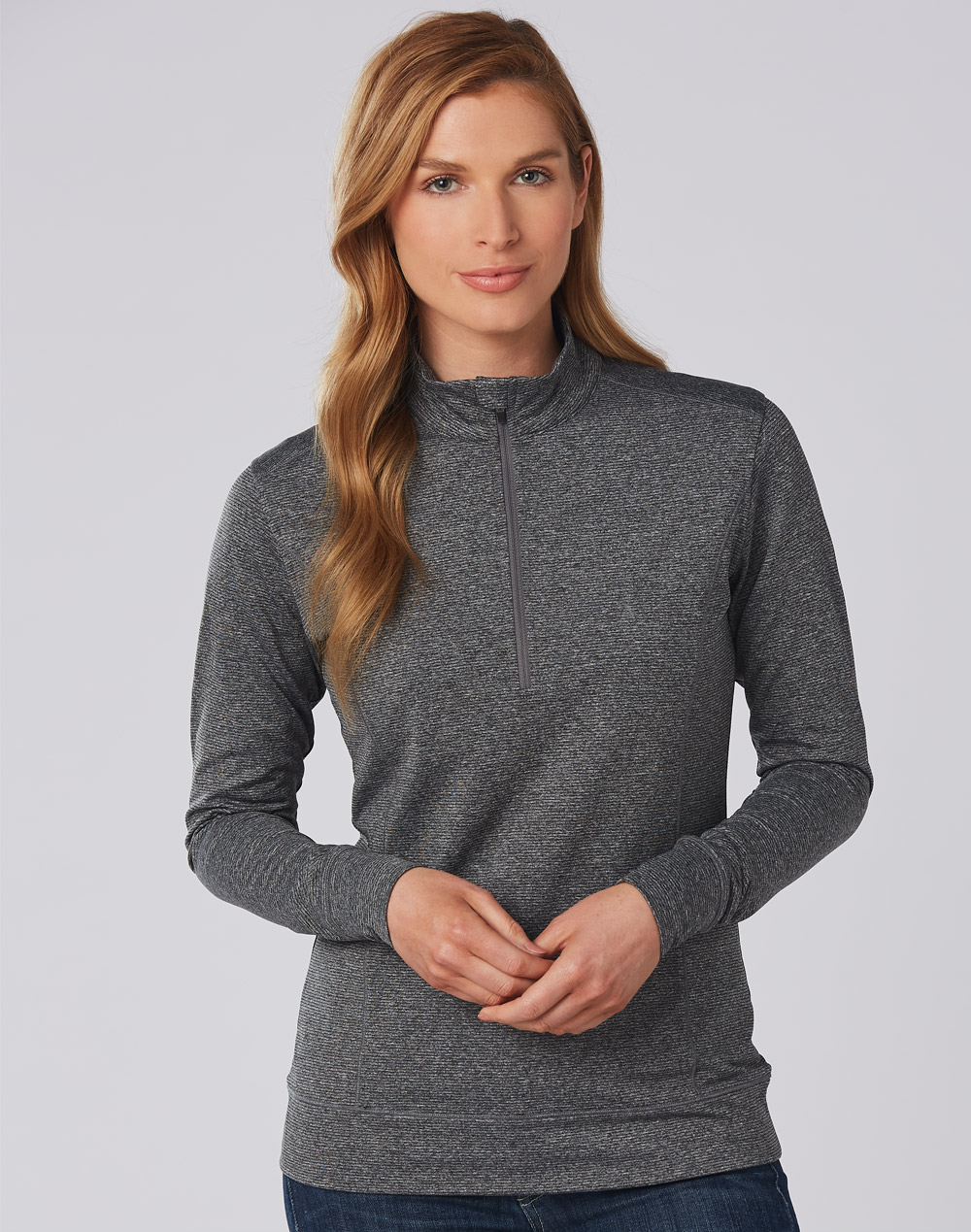 WS FL26-Ladies Ultimate Half Zip Long Sleeve Sweater