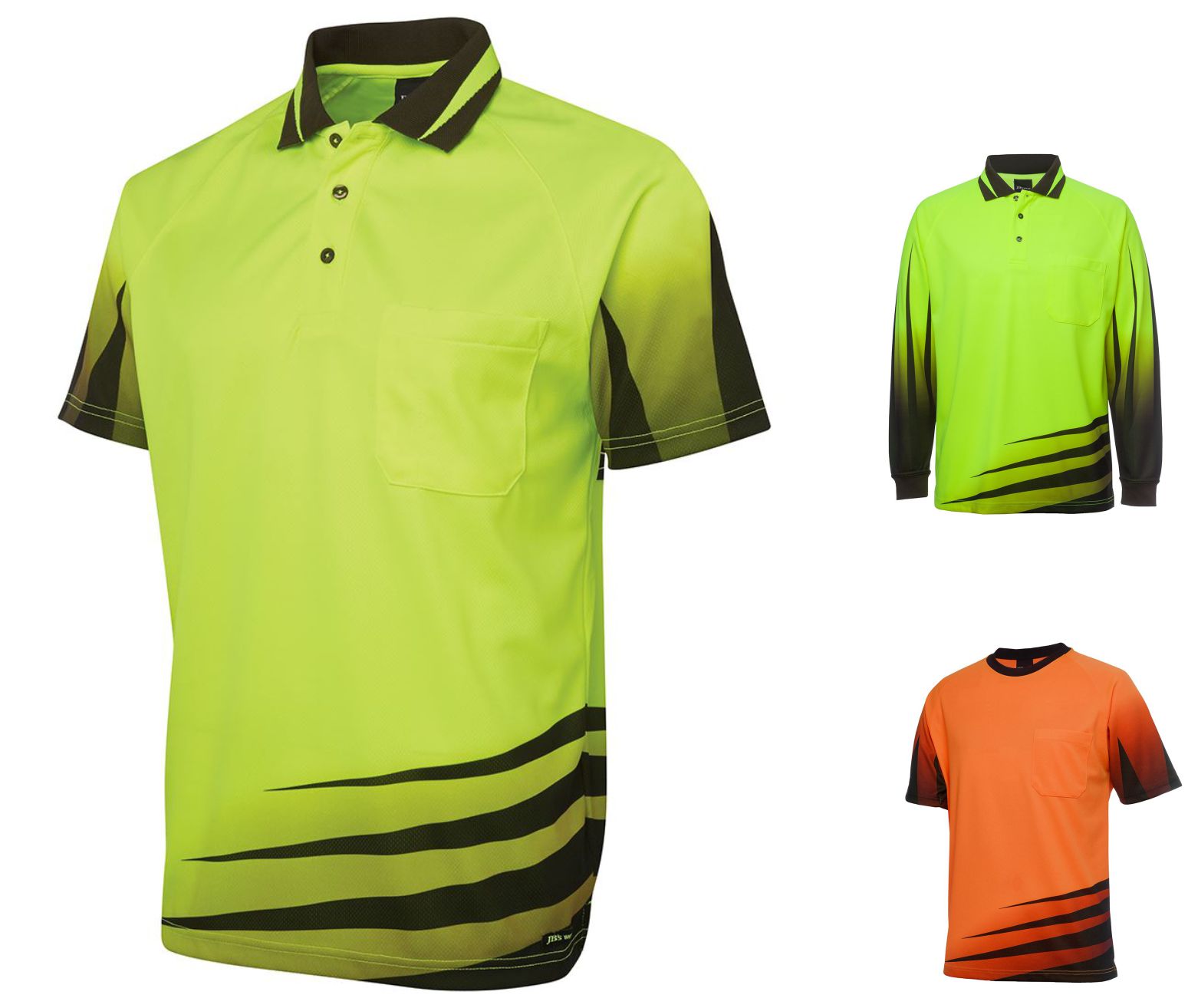 JBswear 6HVRS-JBs Hi Vis Rippa Sublimation Polo