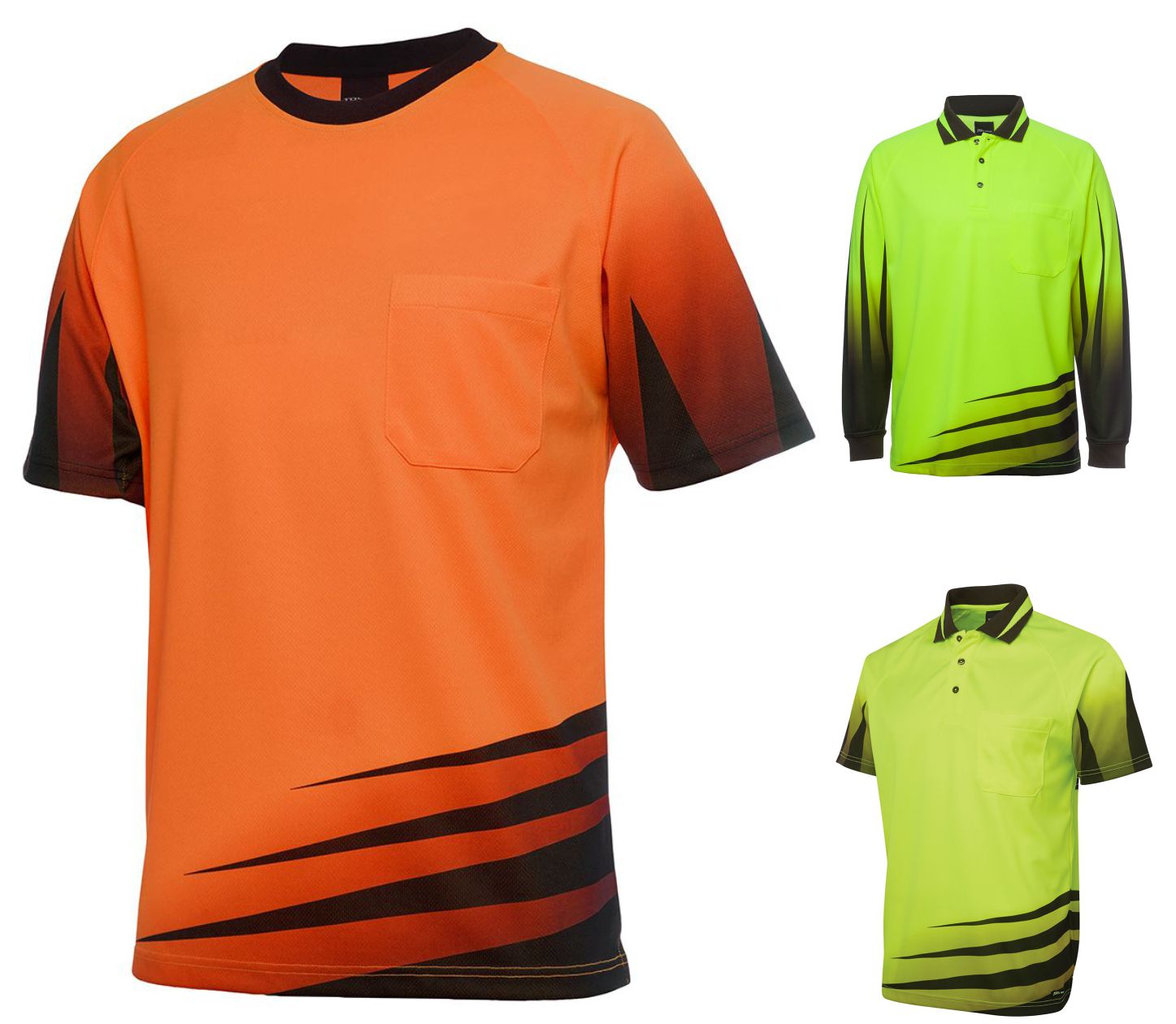 JBswear 6HVRT-JBs Hi Vis Rippa Sublimation t-shirt - Click Image to Close