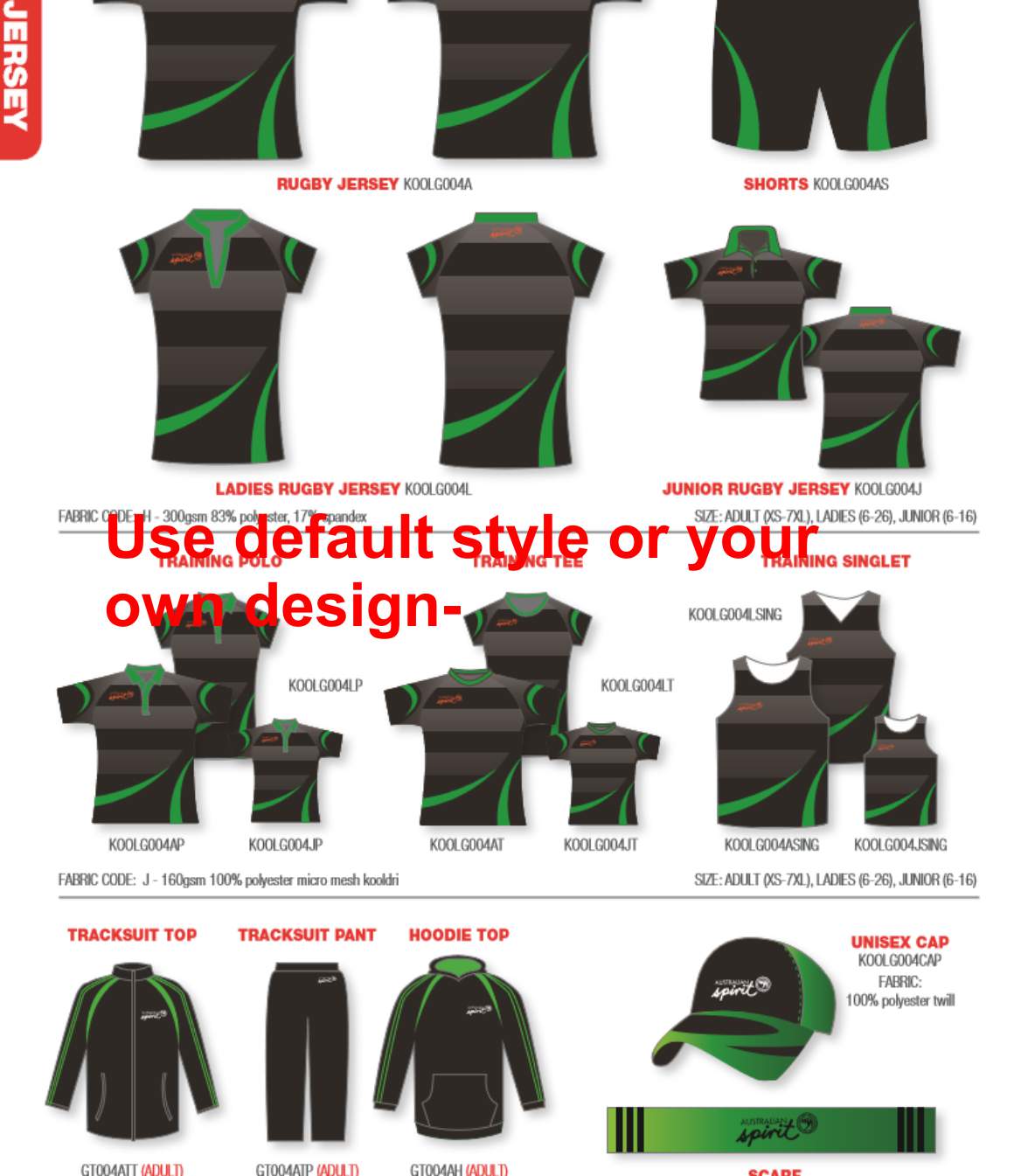 Rugby Style 3 --Design Your color Minimum 25 units - Click Image to Close