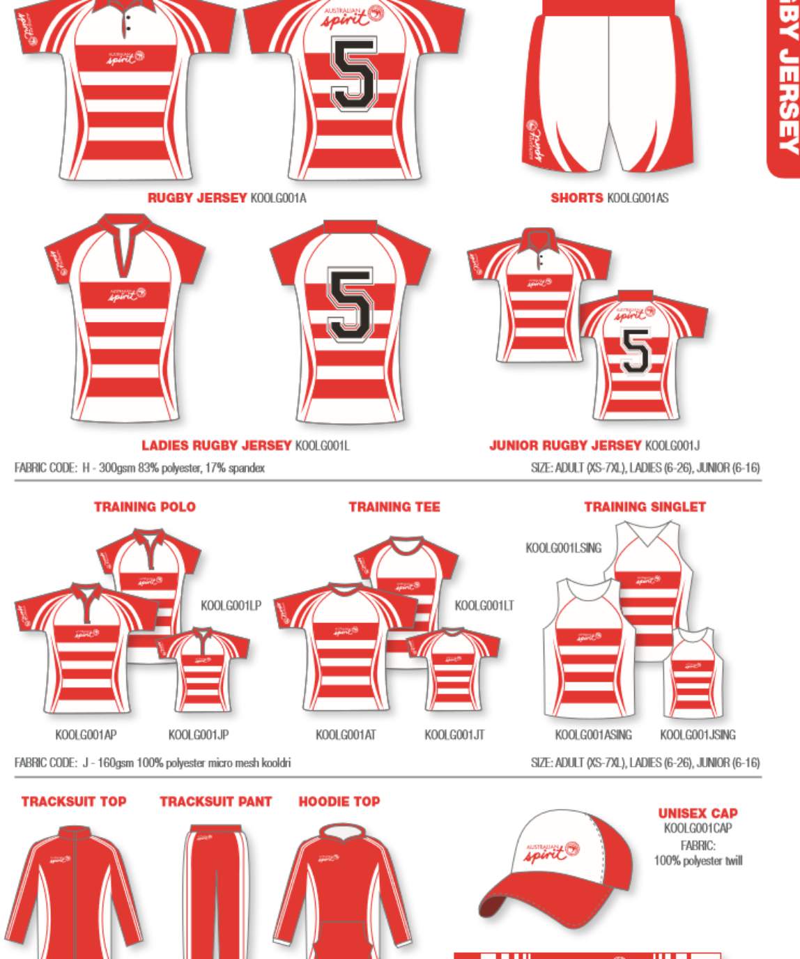 Rugby Style 5 --Design Your color Minimum 25 units